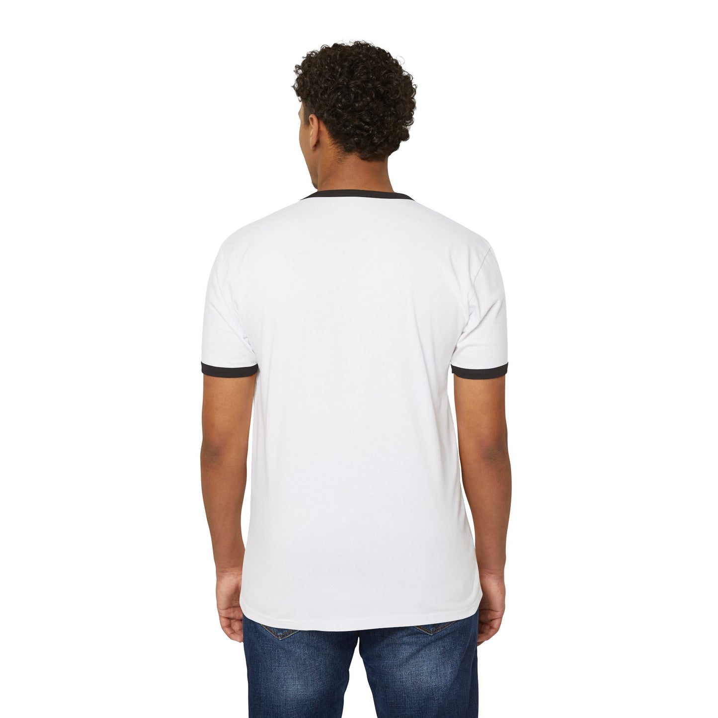 Elorarts Rainbow Unisex Cotton Ringer T-Shirt