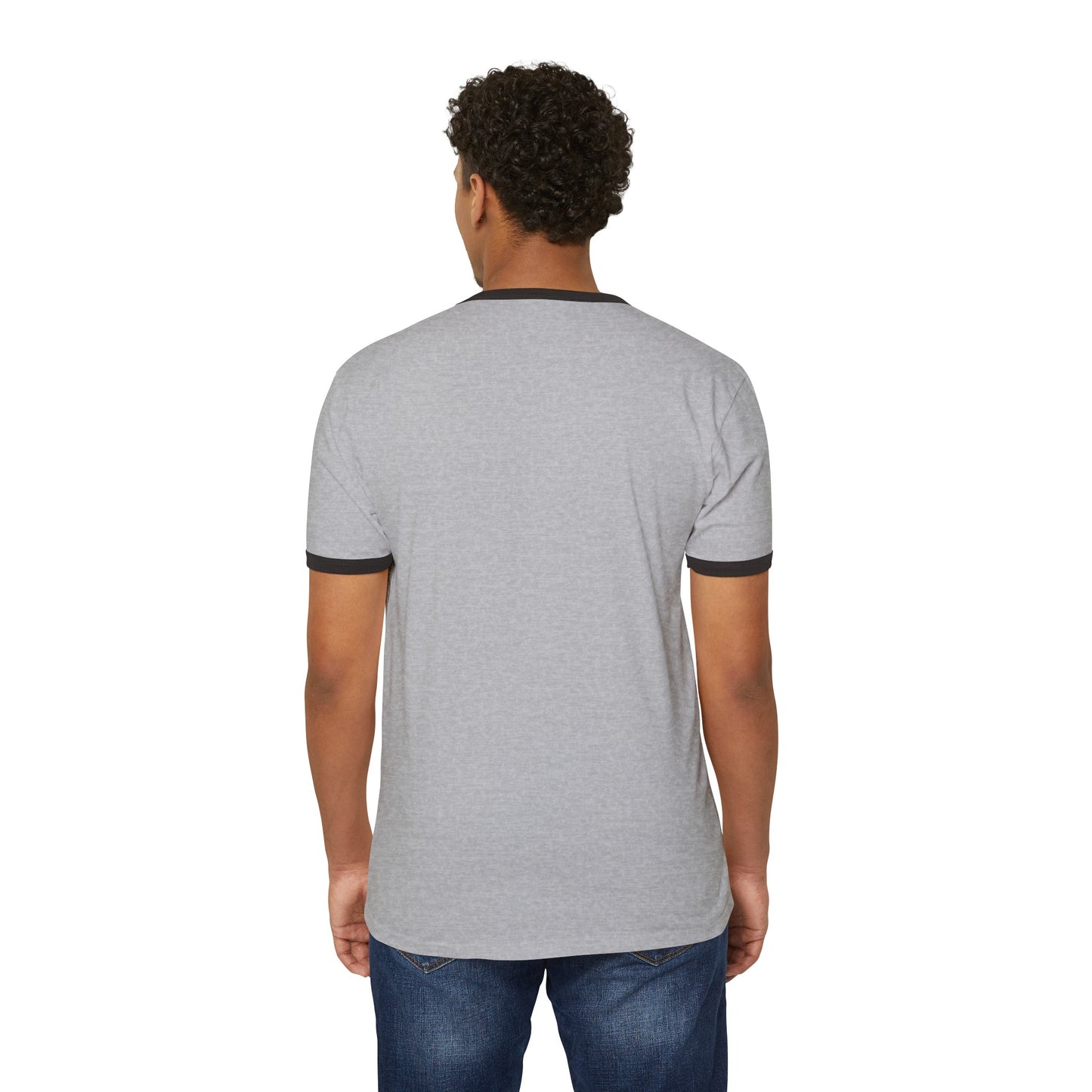 Elorarts Rainbow Unisex Cotton Ringer T-Shirt
