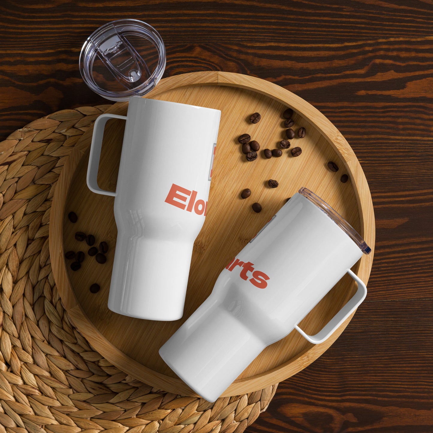 Elorarts Travel mug with a handle Default Title