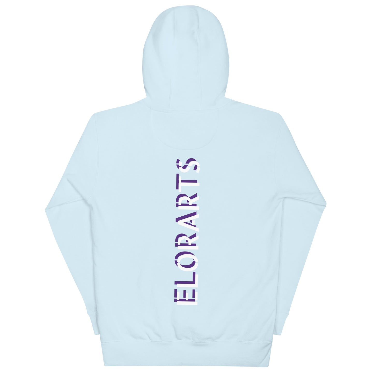 Rainbow Elorarts Unisex Hoodie Sky Blue