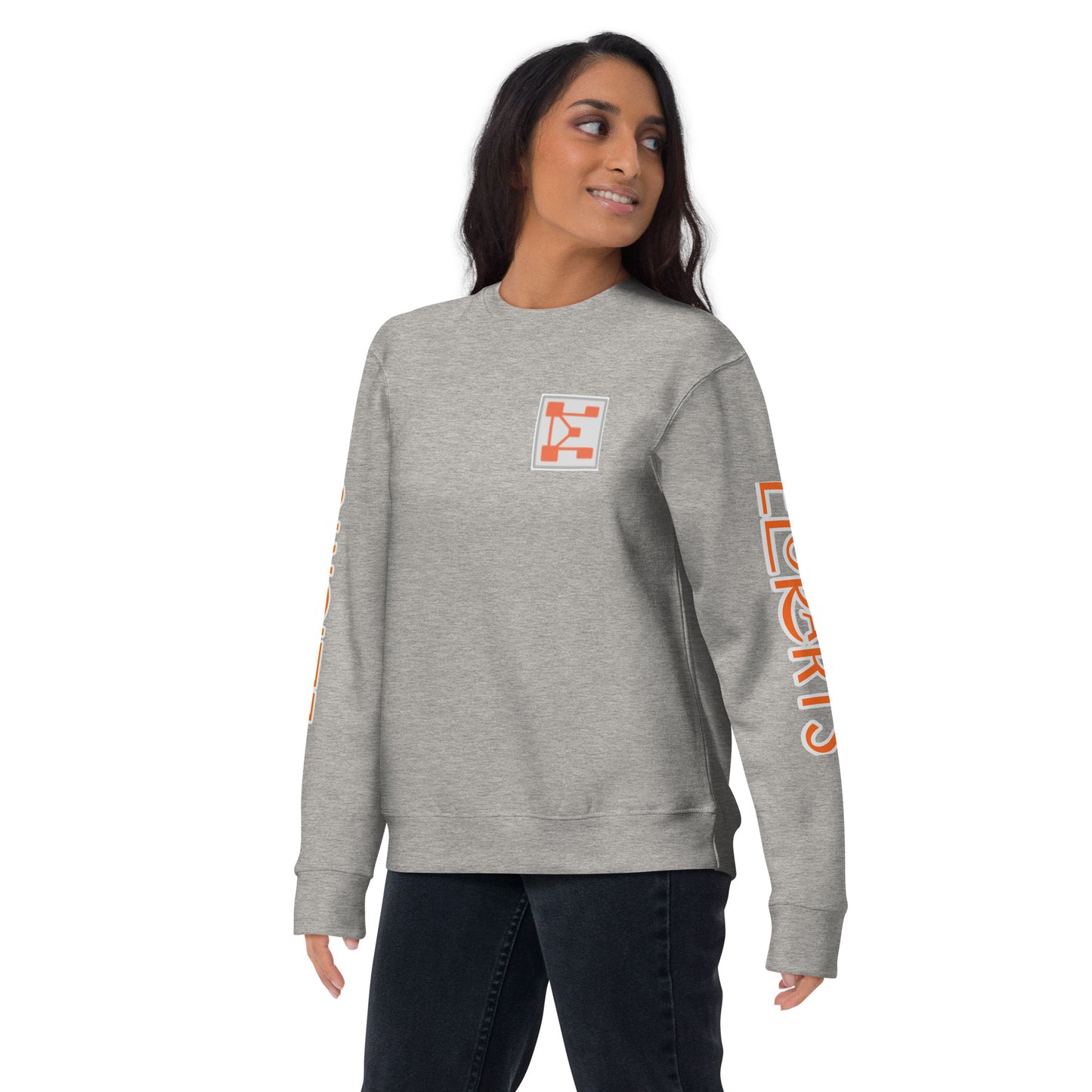 Elorarts Unisex Premium Sweatshirt Carbon Grey