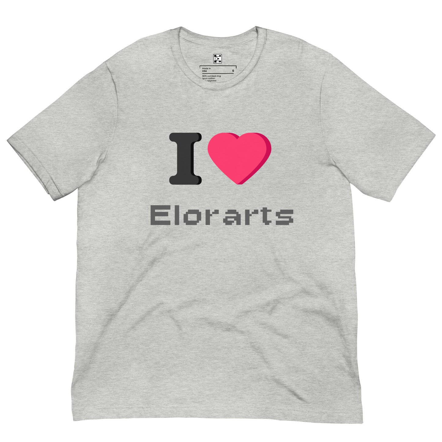 I Heart Elorarts Unisex t-shirt Athletic Heather