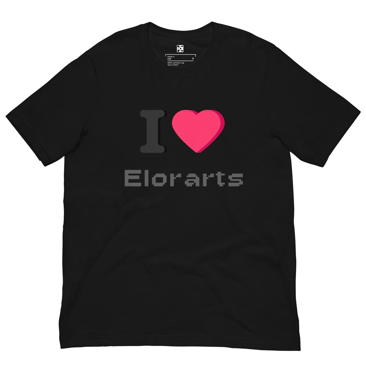 I Heart Elorarts Unisex t-shirt Black