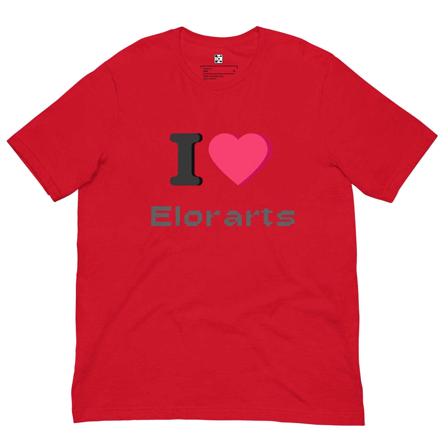 I Heart Elorarts Unisex t-shirt Red