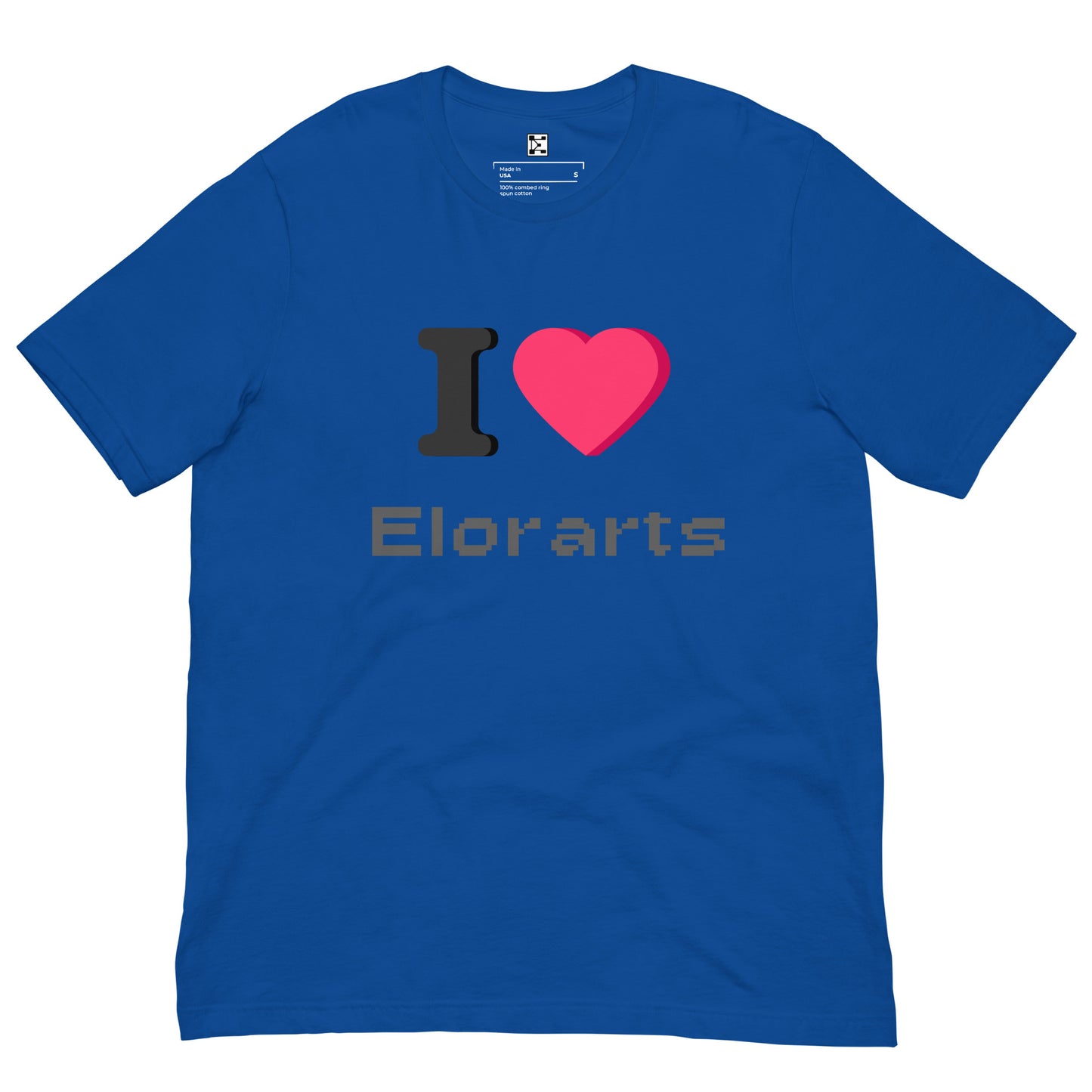 I Heart Elorarts Unisex t-shirt True Royal
