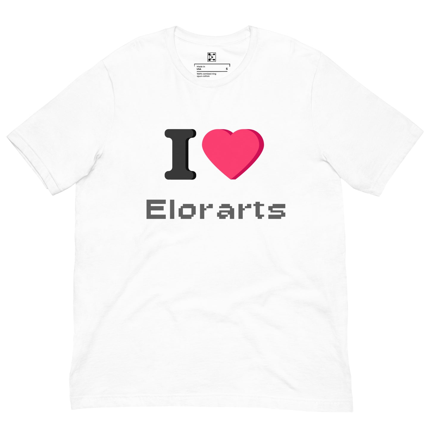I Heart Elorarts Unisex t-shirt White