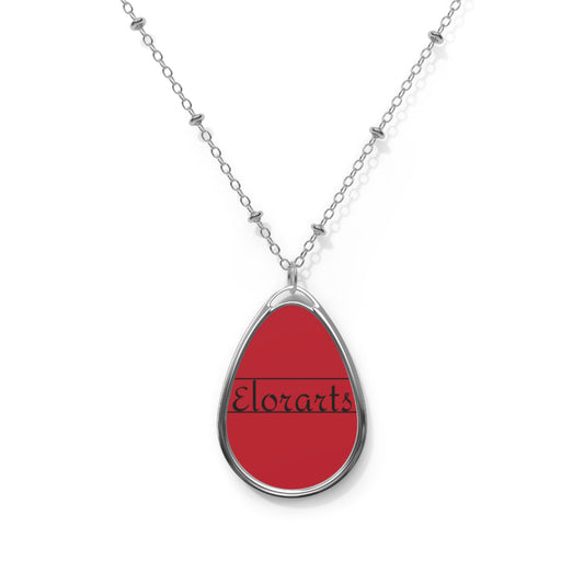 Elorarts Oval Necklace One Size Silver