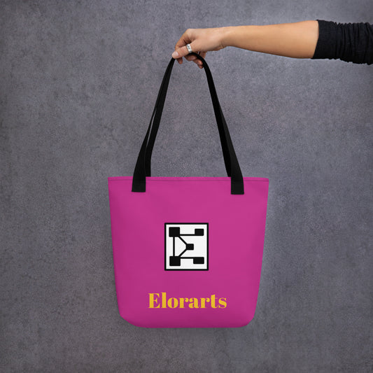 Elorarts tote bag Black